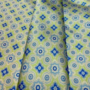 100% Silk Tie Made To Measure - Green - Stripe Pattern - Hand Made In Italy