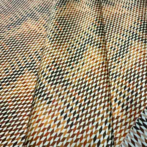 100% Silk Tie Made To Measure - Yellow - Micro Pattern - Hand Made In Italy